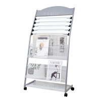 翌嘉YJ4122833 报纸架简易置物办公室报刊架 630*360*1240