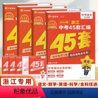 语文 浙江省 [正版]2024新版金考卷浙江中考45套真题汇编语文数学英语物理化学生物地理期末历年模拟试卷训练分类卷初中