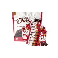 德芙 香浓黑巧克力 4.5g婚庆喜糖500g 休闲零食糖果生日礼物 送礼