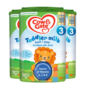 有效期到26年6月-3罐装 | 英国牛栏Cow&Gate 婴幼儿配方奶粉3段1-2岁 800g