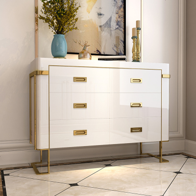 轻奢鞋柜玄关柜一体家用大容量储物柜简约现代入户隔断柜厅柜