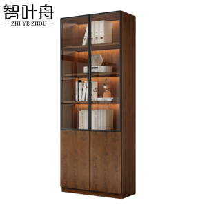 智叶舟文件资料柜双柜80*32*200cm台