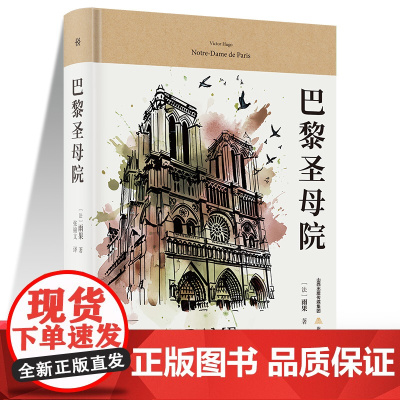 巴黎圣母院 中学生阅读七八九年级外国日本经典文学小说世界名著图书籍经典名著语文阅读丛书 青少年完整版无删减原著正
