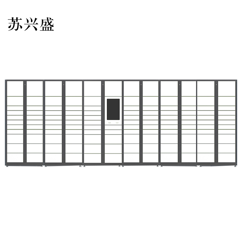 苏兴盛智能快递柜小区快递自提柜派件柜室外寄存柜信报箱储物柜一主五副127格