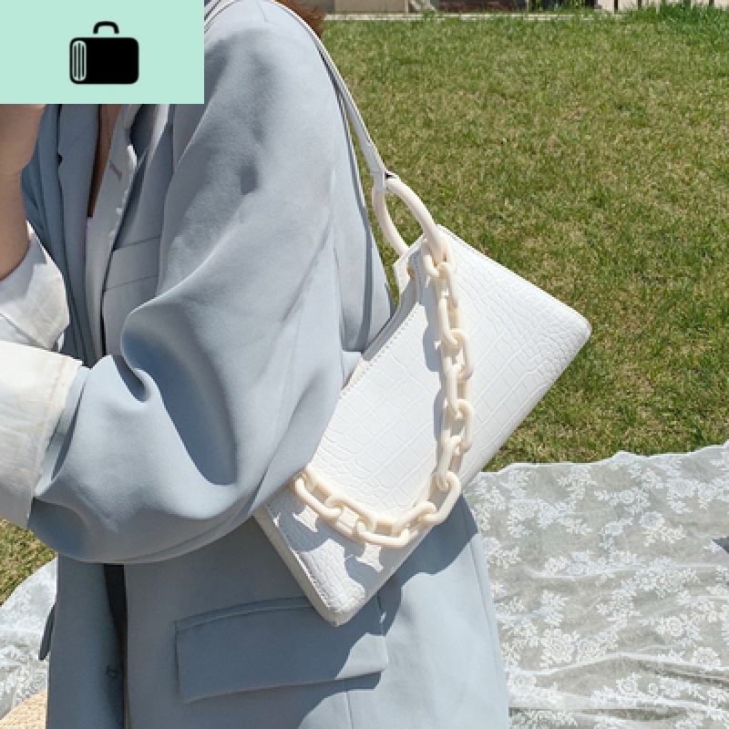 2020包包法式小众小包包腋下法棍包夏季网红女单肩时尚复古新款潮NEW LAKE女士单肩包