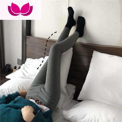 七斓锁儿姐家2019新款韩版螺纹打底裤女外穿显瘦螺纹高腰弹力豹纹裤子