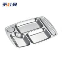 金桂昊 304 不锈钢 餐盘 五格 (1.0mm厚)个