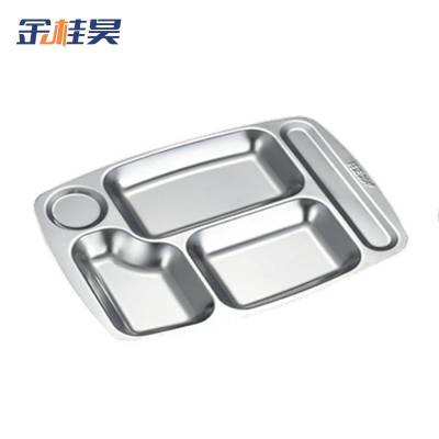 金桂昊 304 不锈钢 餐盘 五格 (1.0mm厚)个
