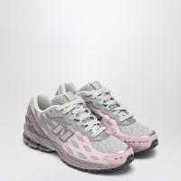 New Balance女款低帮透气网布拼接跑步鞋紫色拼色轻便耐磨运动鞋