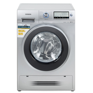 西门子XQG75-WD15H5681W 7.5kg洗烘一体变频滚筒洗衣机 LCD显示银