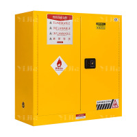 翌嘉YJ4041626 工业防爆柜化学品安全柜实验室危化品储存柜 黄色30加仑