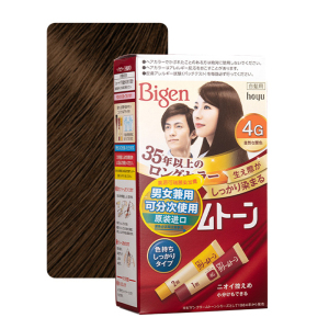 美源(MEIYUAN)可瑞慕染发膏 4G自然栗色(日本进口染发剂 健康遮盖白发染发霜 男女兼用)