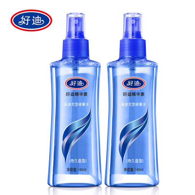 好迪保湿定型啫喱水保湿滋润蓬松头发持久造型男女士喷雾定型水140ml*2瓶