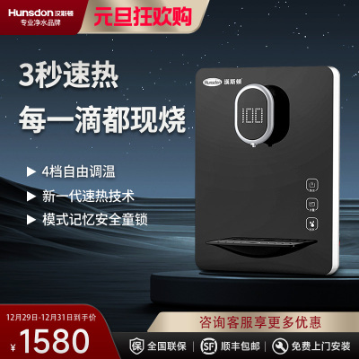 汉斯顿/Hunson净水器管线机家用速热壁挂式饮水机小型即热温热可调温直饮机G300