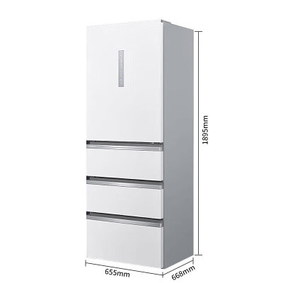 西门子(SIEMENS)家用406L大容量四门冰箱 风冷无霜百变储鲜铂金抗菌净味 变频无霜KG402053VC