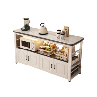 苏宁 质凡 现代简约厨房储物柜家用置物架餐边橱柜/ZF-CG004/1400*400*800mm