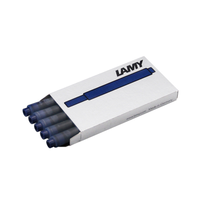 凌美(LAMY)T10墨水胆盒装蓝黑色凌美钢笔笔用墨水蓝黑色