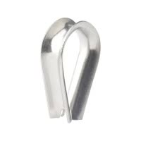 伟鹏双兴 304不锈钢鸡心环钢丝绳保护套 M18 个