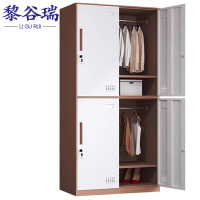 黎谷瑞 衣柜 四门90*50*185cm 台(咖白套色)