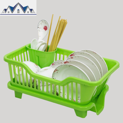 大号厨房滤水碗架碗篮碗筷收纳盒箱装放碗盘子洗碗池沥水架 三维工匠收纳层架