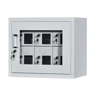 班龙手机柜 外玻6门台