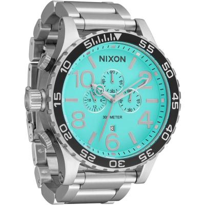 Nixon男士机械风防水表盘不锈钢表带运动休闲腕表