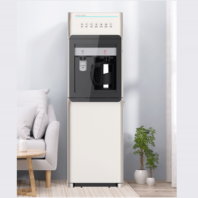 安吉尔饮水机家用 下置式水桶 双门防尘外置速热饮水器 立式开水机 y