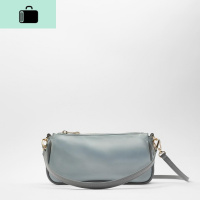 Z家腋下包2020新款 女包 蓝色丝缎质感单肩包洋气肯豆法棍包女NEW LAKE女士单肩包