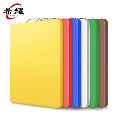 方形塑料菜板酒店分色分类砧板切菜板 红色