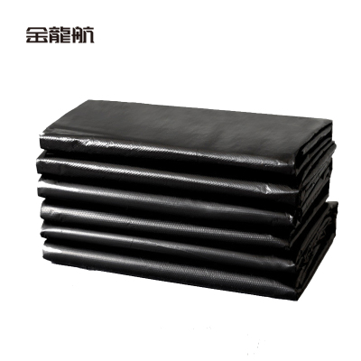 黑色平口垃圾袋加厚