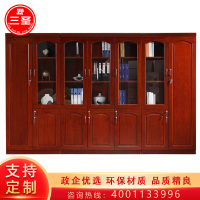 三圣 办公家具油漆挂衣柜书柜书橱文件柜办公室资料柜档案柜储物柜 七门