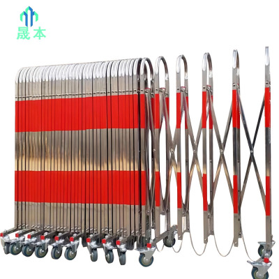 晟本+不锈钢拱式伸缩围栏+1.1米*5米+组