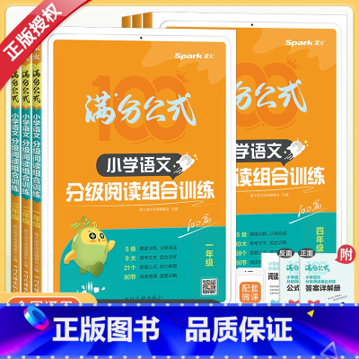 小学语文分级阅读组合训练 小学一年级 [正版]2025新版星火满分公式小学语文分级阅读组合训练一二年级三四年级五年级六年