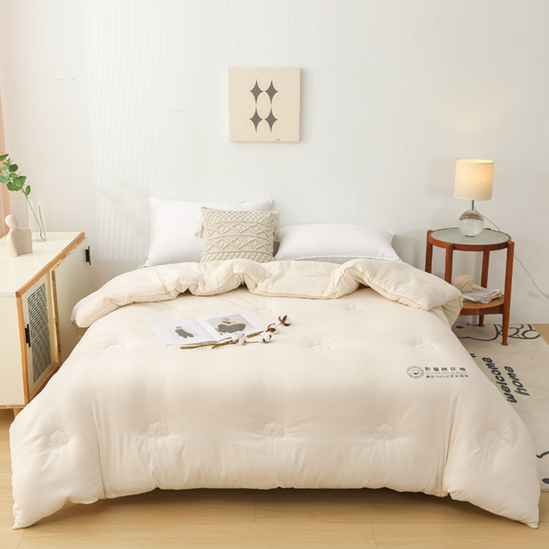 昕蓝梦 水洗棉长绒棉棉花被3斤 150*200cm 条