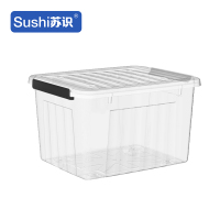 苏识 SS-24透明 38*28*22cm 塑料收纳箱 (计价单位:个)透明