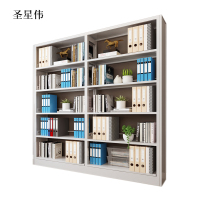圣星伟钢制置物架图书馆单双面书店阅览室货架档案架资料架单面一列二