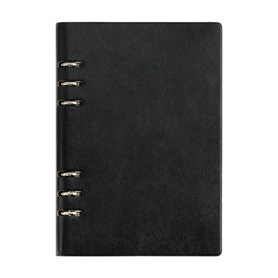 法拉蒙faramon a5活页笔记本子b5商务记事本可拆卸活页笔记本子文具加厚日记本企业定制logo B5-黑色