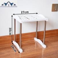 升级款可伸缩厨房橱柜衣柜置物架隔板层架可叠加桌面收纳架隔层 三维工匠