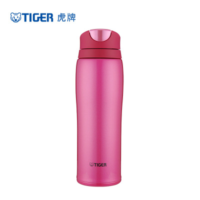 虎牌（tiger）保温杯MCB-H48C480ML高光银红PR车载保温杯304不锈钢真空水杯男女便携车载水杯高光银红