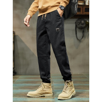 显高显瘦运动休闲裤男款气质百搭学生裤子四季新款时尚束脚裤男士