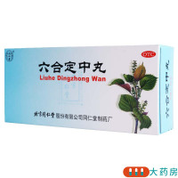 同仁堂 六合定中丸 9g*10丸/盒祛暑除湿和胃消食用于暑湿感冒恶寒发热头痛胸闷恶心呕吐不思饮食腹痛泄泻