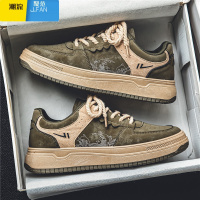 聚范男鞋2024新款夏季学生德训日系小众潮鞋男士运动休闲板鞋防滑耐磨