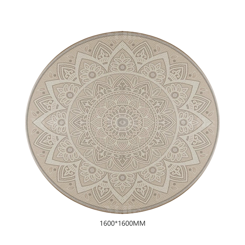 翌嘉YJ40802119 客厅沙发地毯免洗可擦圆形地垫