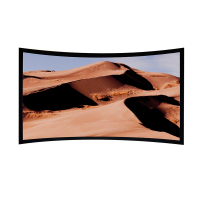 经科JK弧形画框幕布窄边框HB-CW2高增益金属软幕150寸4:3