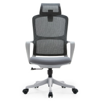 匡大办公椅网布高级办公椅电脑椅带头枕LM-158A-1