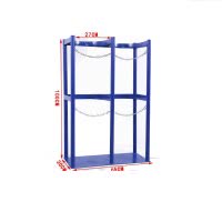 瑾如云海 气瓶固定架 650*300*1000mm( 双瓶)