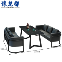 豫龙都沙发组合六人套