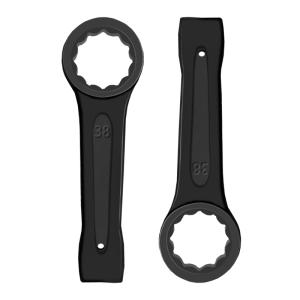 立伟铁牛敲击梅花扳手38mm/把