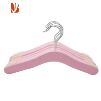 三维工匠衣架服装店女装专用防滑木质衣撑家用挂衣实木裤夹子定制logo衣挂