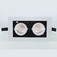 led格栅射灯COB豆胆灯斗胆灯射灯